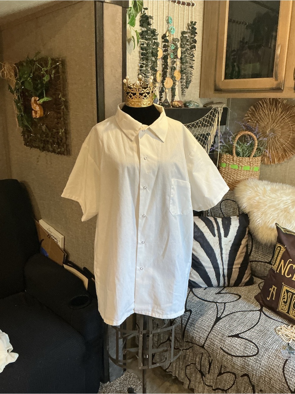 Chef Trends by Pinnacle Snap Front Shirt Unisex L